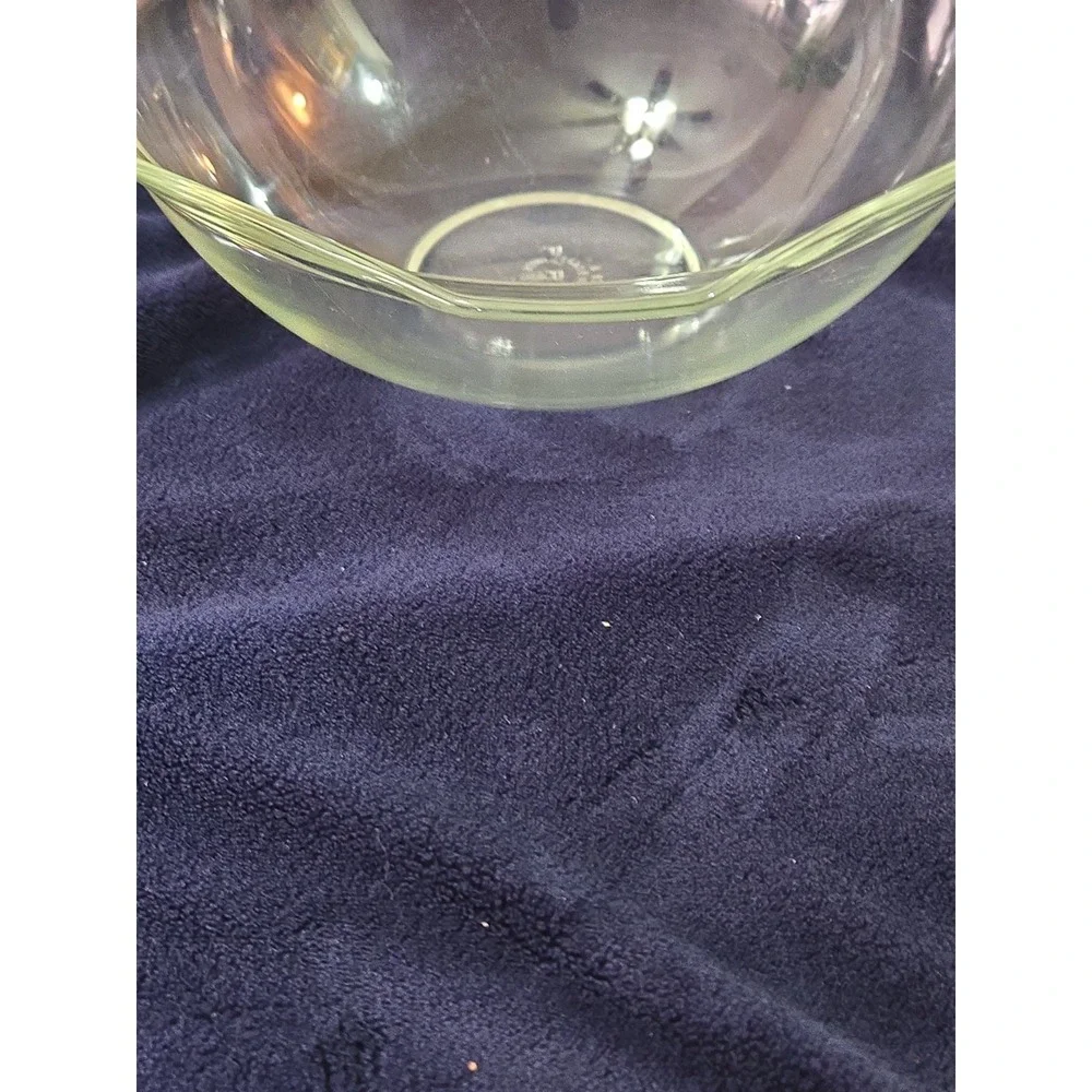 Vtg Pyrex Clear Glass Cinderella Mixing Bowls Nesting Mixing Bowl Set Mid Centur
